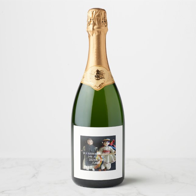 Gastgeschenk Hochzeit Rumänischer Nationalkostspie (Vorderseite)
