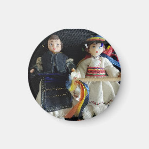 Gastgeschenk Hochzeit Rumänisches Nationalkostümma Magnet