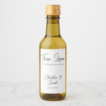 Gastgeschenk Hochzeit schlichtes, modernes Bierwas