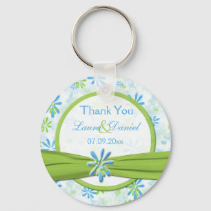 Gastgeschenk Hochzeit Schlüsselanhänger Lime Green