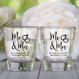 Gastgeschenk Hochzeit Schnapsglas