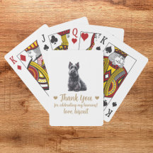 Gastgeschenk Hochzeit spielen von Hunden
