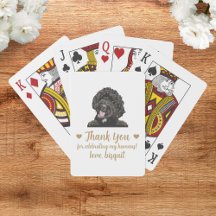 Gastgeschenk Hochzeit spielen von Hunden
