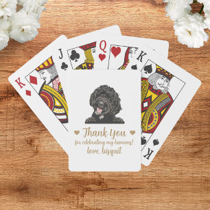 Gastgeschenk Hochzeit spielen von Hunden Spielkarten