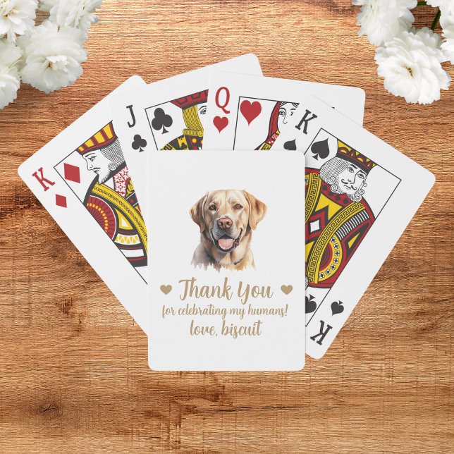 Gastgeschenk Hochzeit spielen von Hunden Spielkarten (Von Creator hochgeladen)