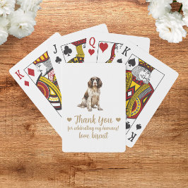 Gastgeschenk Hochzeit spielen von Hunden Spielkarten