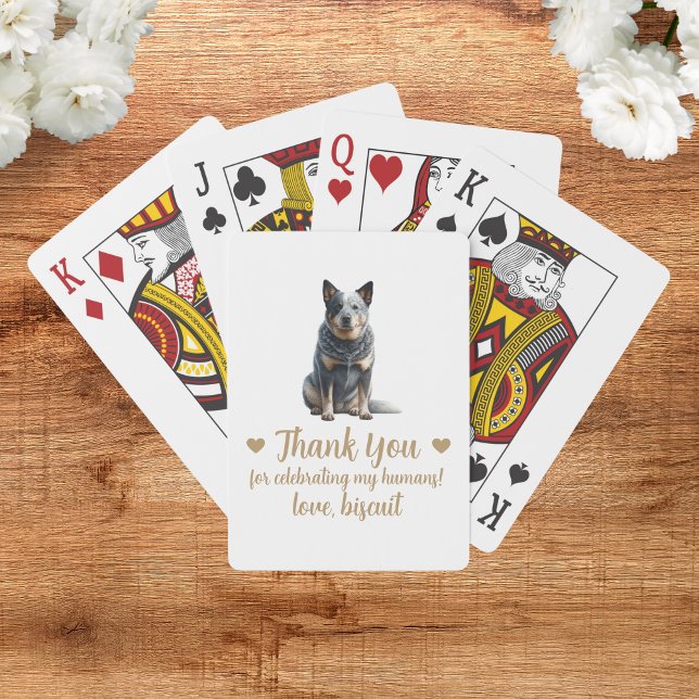 Gastgeschenk Hochzeit spielen von Hunden Spielkarten (Von Creator hochgeladen)