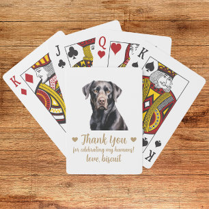 Gastgeschenk Hochzeit spielen von Hunden Spielkarten