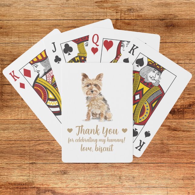 Gastgeschenk Hochzeit spielen von Hunden Spielkarten (Von Creator hochgeladen)