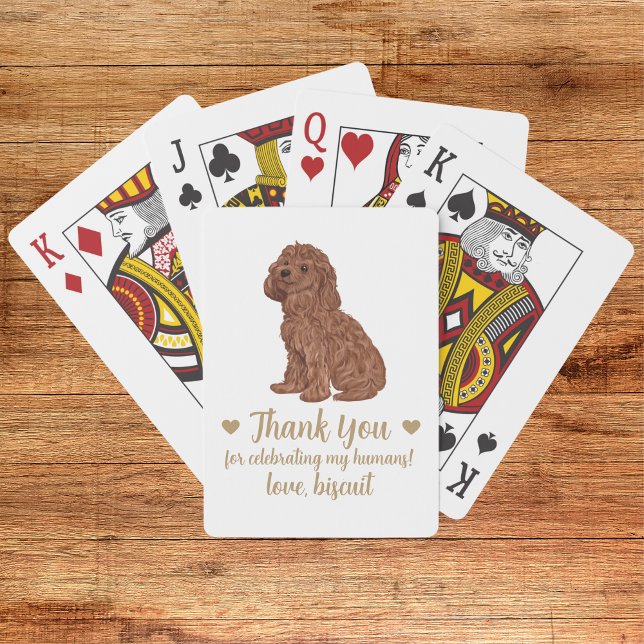 Gastgeschenk Hochzeit spielen von Hunden Spielkarten (Von Creator hochgeladen)