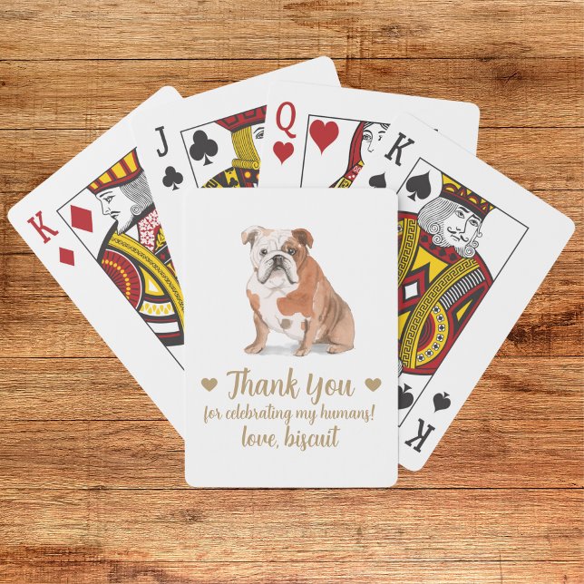 Gastgeschenk Hochzeit spielen von Hunden Spielkarten (Von Creator hochgeladen)