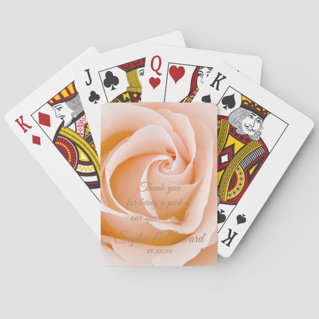 Gastgeschenk Hochzeit Spielkarten: Spielkarten (Rückseite)