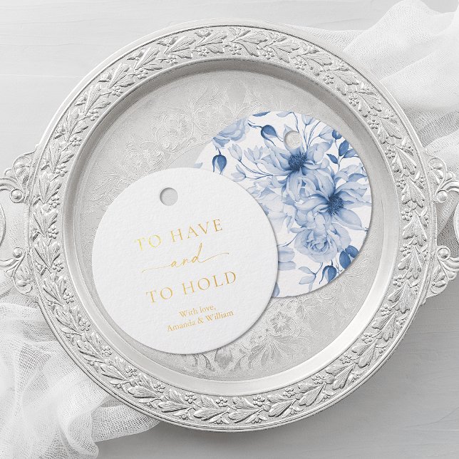 Gastgeschenk Hochzeit-Tag haben und halten Geschenkanhänger (Von Creator hochgeladen)