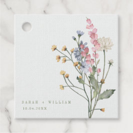 Gastgeschenk Hochzeit-Tags für Blume Geschenkanhänger
