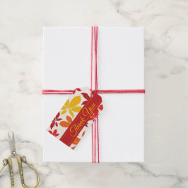 Gastgeschenk Hochzeit-Tags für helle Herbstlaub Geschenkanhänger