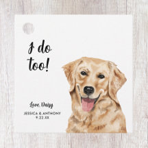 Gastgeschenk Hochzeit-Tags für Hunde