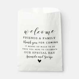 Gastgeschenk Hochzeit Tasche personalisiert vielen Geschenktütchen