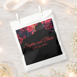 Gastgeschenk Hochzeit-Taschen für Schwarz und Rot- Geschenktütchen