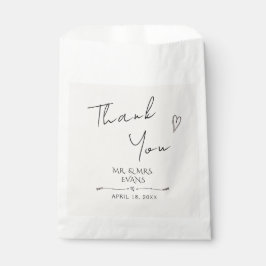 Gastgeschenk Hochzeit Taschen in а modernen Stil. Geschenktütchen
