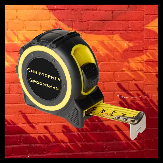 Gastgeschenk Hochzeit Trauzeuge Namensschild-Tool Maßband (Von Creator hochgeladen)