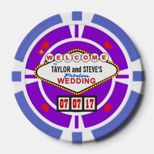 Gastgeschenk Hochzeit Vegas Casino Poker Pokerchips