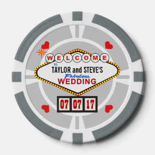 Gastgeschenk Hochzeit Vegas Casino Poker Pokerchips