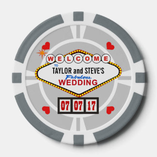 Gastgeschenk Hochzeit Vegas Casino Poker Pokerchips
