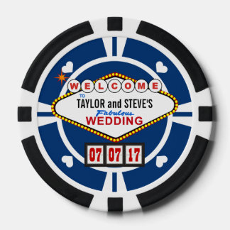 Gastgeschenk Hochzeit Vegas Casino Poker Pokerchips