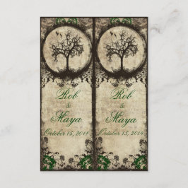 Gastgeschenk Hochzeit Vintager neuer Lesezeichen