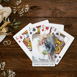 Gastgeschenk Hochzeit von neuem Foto Spielkarten
