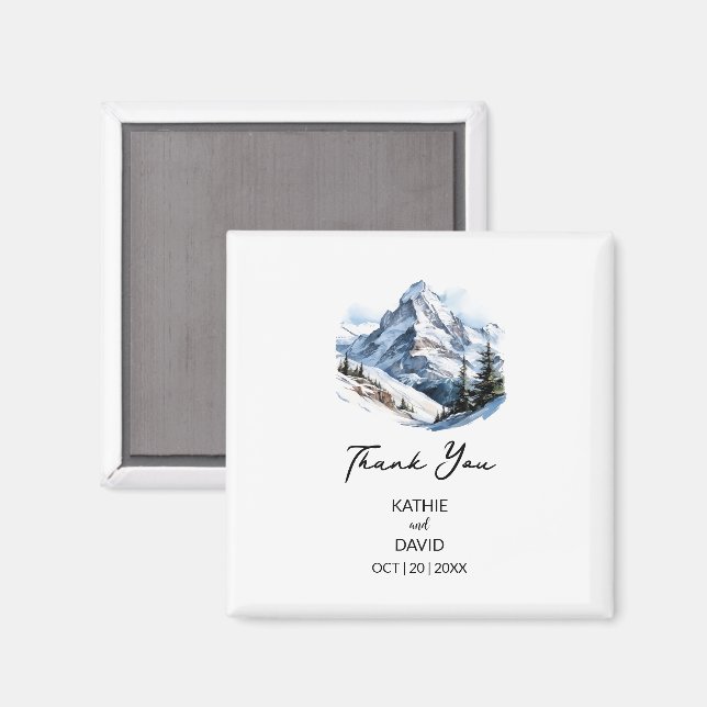 Gastgeschenk Hochzeit Weihnachtsabenteuer Ehe im F Magnet (Vorderseite/Rückseite)