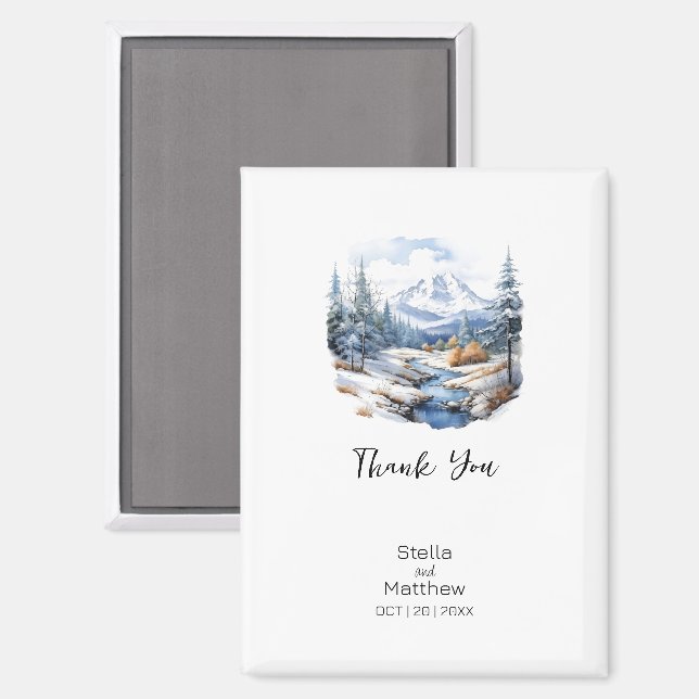 Gastgeschenk Hochzeit Weihnachtsabenteuer Ehe im F Magnet (Vorderseite/Rückseite)