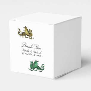 Gastgeschenk Hochzeiten für den grünen Drachen Geschenkschachtel