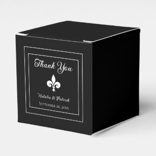 Gastgeschenk Hochzeiten für die schwarze Lilie Geschenkschachtel