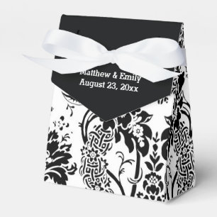Gastgeschenk Hochzeiten für Schwarz und Weiß Geschenkschachtel