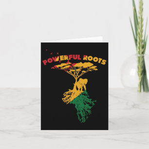 Gastgeschenk Pan African Decor Afro Amer Karte