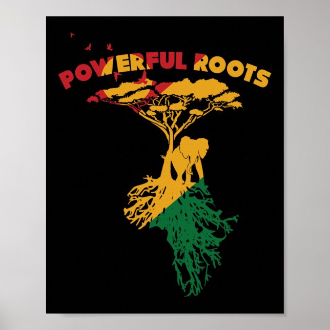 Gastgeschenk Pan African Decor Afro Amer Poster (Vorne)