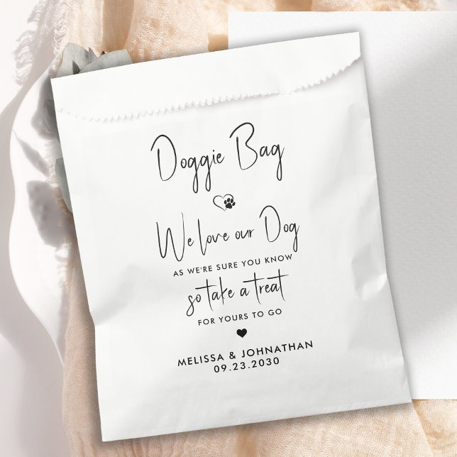Gastgeschenke Hochzeiten Doggie Personalisiert Bis Geschenktütchen (Von Creator hochgeladen)
