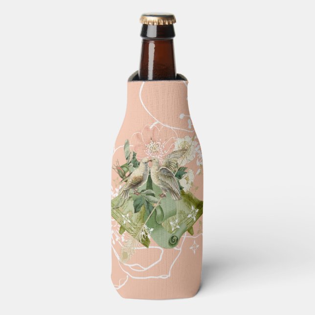 Gastgeschenke Hochzeiten Flaschenkolben Flaschenkühler (Flaschenvorderseite)