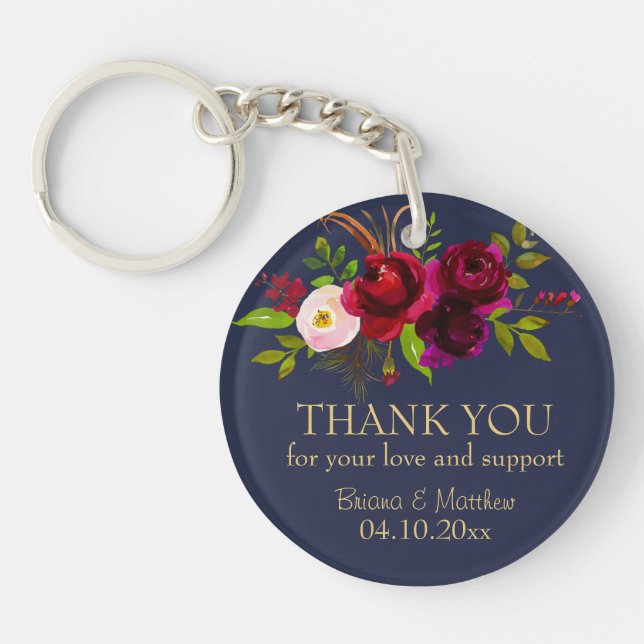 Gastgeschenke Hochzeiten Foto Schlüsselkette Burgu Schlüsselanhänger (Vorderseite)