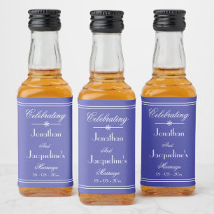 Gastgeschenke Hochzeiten Klassisches Skript Schöne Alkoholflaschenetikett
