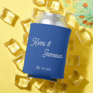Gastgeschenke Hochzeiten Marseille Bleu Minimalist Dosenkühler