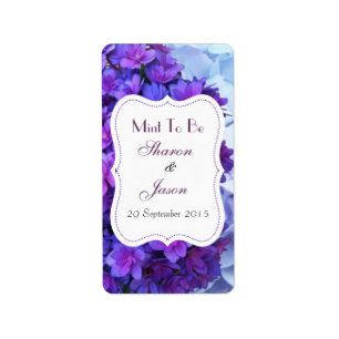 Gastgeschenke Hochzeiten Minze süße Etiketten müss Adressaufkleber