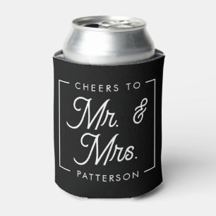 Gastgeschenke Hochzeiten mit schwarzem Lärm können Dosenkühler