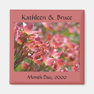 Gastgeschenke Hochzeiten Speichern Sie die Datumsm Magnet
