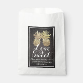 Gastgeschenke Hochzeiten Taschen Ananas Ananaskuch Geschenktütchen