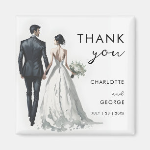 Gastgeschenke Hochzeiten zur Darstellung von Braut Magnet