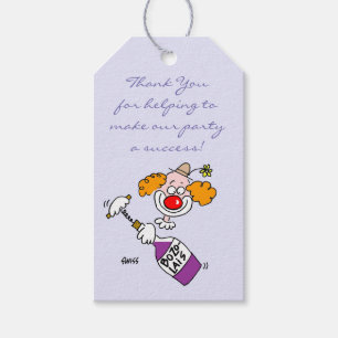 Gastgeschenke mit Humoraler Weinprobe Geschenkanhänger