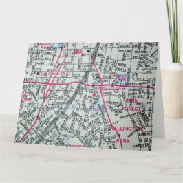 Gastonia, NC Vintage Karte