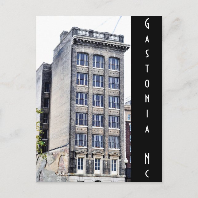 Gastonie NC Postkarte (Vorderseite)